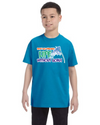 fashionable cotton crew neck clothing T-shirt tee shirt tie dye apparel