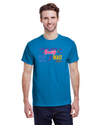 fashionable cotton crew neck clothing T-shirt tee shirt tie dye apparel