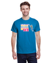 fashionable cotton crew neck clothing T-shirt tee shirt tie dye apparel