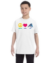 fashionable cotton crew neck clothing T-shirt tee shirt tie dye apparel