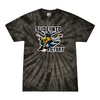 [[color:Spider Black]] Slide Into Victory Baseball Tie Dye T-shirt Spider Black