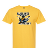 [[color:Daisy]] Slide Into Victory Baseball Short Sleeve T-shirt Daisy