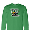 [[color:Irish Green]] Slide Into Victory Baseball Long Sleeve T-shirt Irish Green