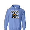 [[color:Carolina Blue]] Slide Into Victory Baseball Hoodie Carolina Blue