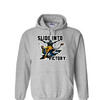 [[color:Sport Grey]] Slide Into Victory Baseball Hoodie Sport Grey