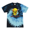 [[color:Blue Ocean]] Softball Dad Tie Dye T-shirt Blue Ocean