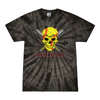 [[color:Spider Black]] Softball Dad Tie Dye T-shirt Spider Black