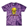 [[color:Spider Purple]] Softball Dad Tie Dye T-shirt Spider Purple