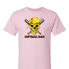 [[color:Light Pink]] Softball Dad Short Sleeve T-shirt Light Pink