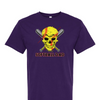 [[color:Purple]] Softball Dad Short Sleeve T-shirt Purple