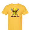 [[color:Daisy]] Softball Dad Short Sleeve T-shirt Daisy