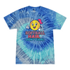 [[color:Blue Jerry]] Softball Hair Don't Care Tie Dye T-shirt Blue Jerry