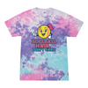 [[color:Cotton Candy]] Softball Hair Don't Care Tie Dye T-shirt Cotton Candy