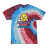 [[color:Firecracker]] Softball Hair Don't Care Tie Dye T-shirt Firecracker