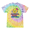 [[color:Lolli-pop]] Softball Hair Don't Care Tie Dye T-shirt Lolli-pop