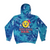 [[color:Multi-Blue]] Softball Hair Don't Care Tie Dye Hoodie Multi-Blue