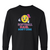 [[color:Black]] Softball Hair Don't Care Long Sleeve T-shirt Black