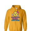 [[color:Gold]] Softball Hair Don't Care Hoodie Gold