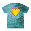 [[color:Zero G]] Softball Heart Tie Dye T-shirt Zero G