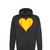 [[color:Black]] Softball Heart Hoodie Black