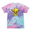 [[color:Cotton Candy]] Softball Skull Tie Dye T-shirt Cotton Candy