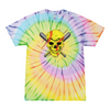 [[color:Lolli-pop]] Softball Skull Tie Dye T-shirt Lolli-pop