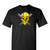 [[color:Black]] Softball Skull Short Sleeve T-shirt Black