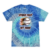 [[color:Blue Jerry]] Strike Fast Hit Hard Baseball Tie Dye T-shirt Blue Jerry
