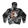 [[color:Multi Black]] Strike Fast Hit Hard Baseball Tie Dye Hoodie Multi Black
