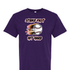 [[color:Purple]] Strike Fast Hit Hard Baseball Short Sleeve T-shirt Purple