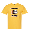 [[color:Daisy]] Strike Fast Hit Hard Baseball Short Sleeve T-shirt Daisy
