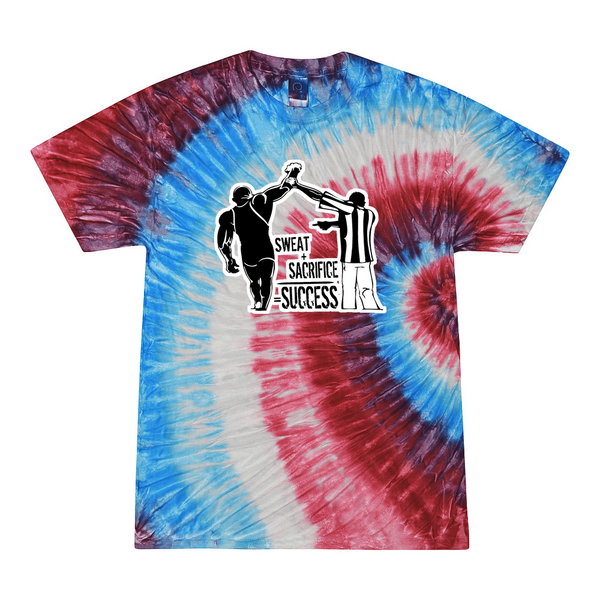 [[color:Firecracker]] Sweat Sacrifice Success Wrestling Tie Dye T-shirt Firecracker