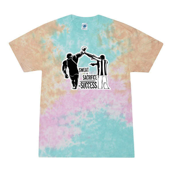 [[color:Snow Cone]] Sweat Sacrifice Success Wrestling Tie Dye T-shirt Snow Cone