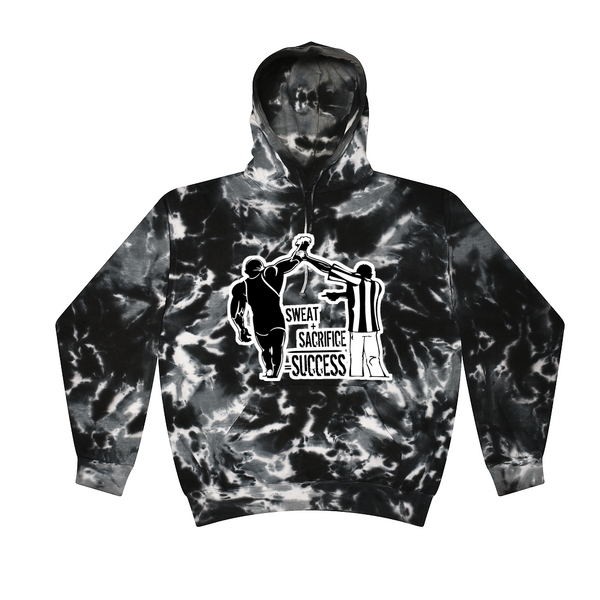 [[color:Multi Black]] Sweat Sacrifice Success Wrestling Tie Dye Hoodie Multi Black