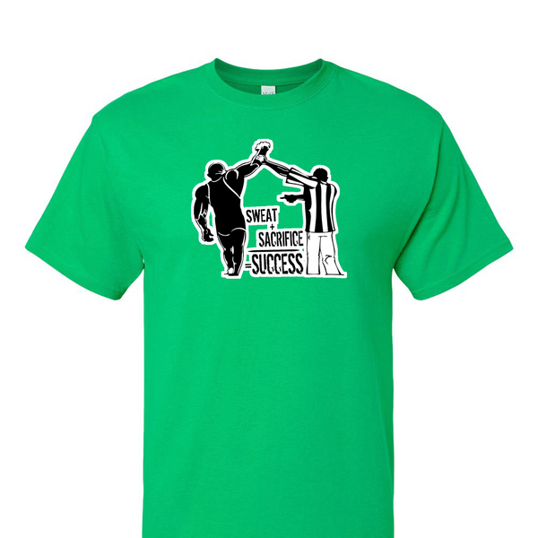 [[color:Irish Green]] Sweat Sacrifice Success Wrestling Short Sleeve T-shirt Irish Green