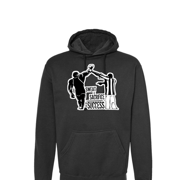 [[color:Black]] Sweat Sacrifice Success Wrestling Hoodie Black