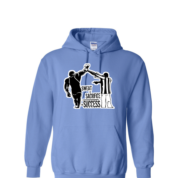 [[color:Carolina Blue]] Sweat Sacrifice Success Wrestling Hoodie Carolina Blue