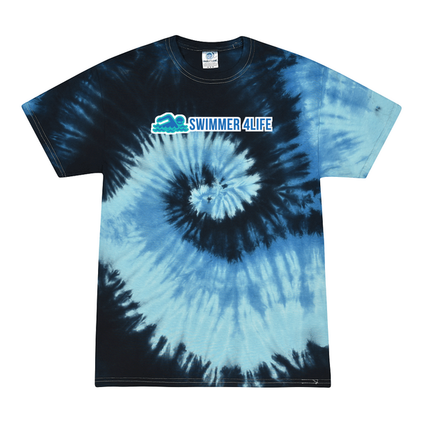 [[color:Blue Ocean]] Swimmer 4 Life Tie Dye T-shirt Blue Ocean