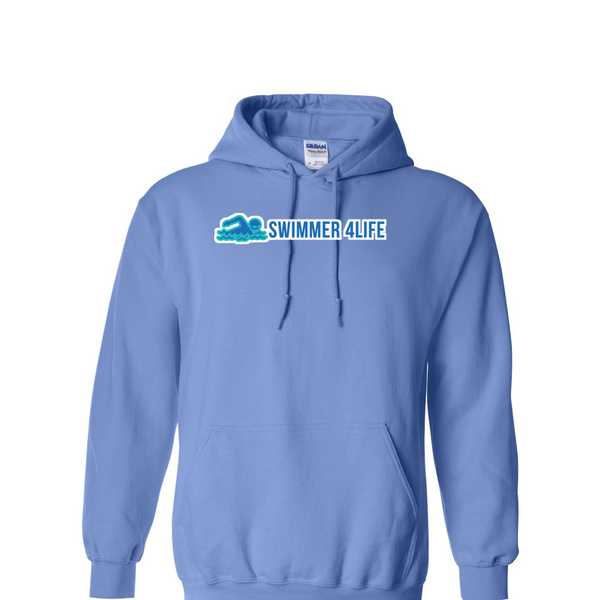 [[color:Carolina Blue]] Swimmer 4 Life Hoodie Carolina Blue