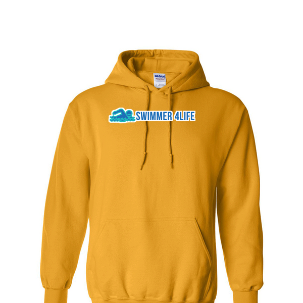 [[color:Gold]] Swimmer 4 Life Hoodie Gold