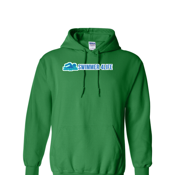 [[color:Irish Green]] Swimmer 4 Life Hoodie Irish Green
