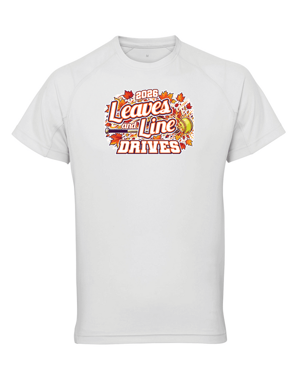 Tech T-shirt Short Sleeve - 2026 Leaves and Line Drives