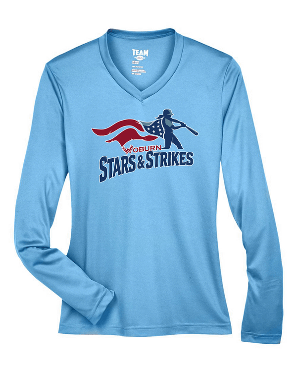 Long Sleeve Women's Performance - 2026 Woburn Stars and Strikes