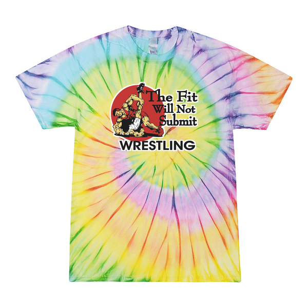 [[color:Lolli-pop]] The Fit Will Not Submit Wrestling Tie Dye T-shirt Lolli-pop