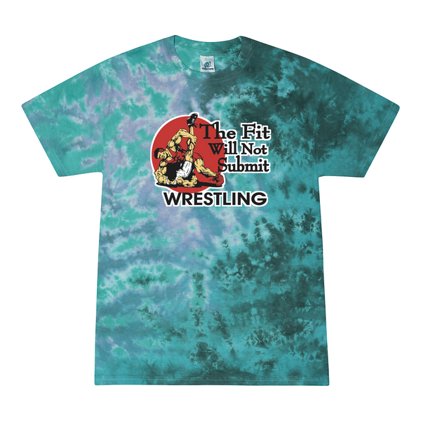 [[color:Zero G]] The Fit Will Not Submit Wrestling Tie Dye T-shirt Zero G