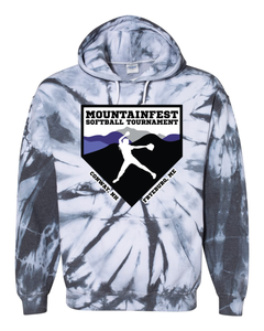 2024 Mountainfest Softball Tournament - Tie Dyed Hoodies