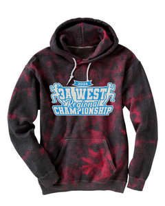 2024 3A West Regional Championship - Tie Dyed Hoodies