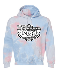 2024 McNamara Mustangs Invitational - Tie Dyed Hoodies