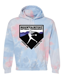 2024 Mountainfest Softball Tournament - Tie Dyed Hoodies