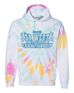 2024 3A West Regional Championship - Tie Dyed Hoodies